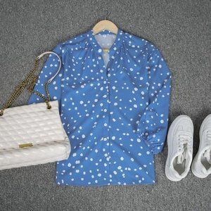 Not the Polka Dotted Blue Shirt